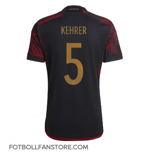 Tyskland Thilo Kehrer #5 Borta matchtröja VM 2022 Kortärmad Billigt